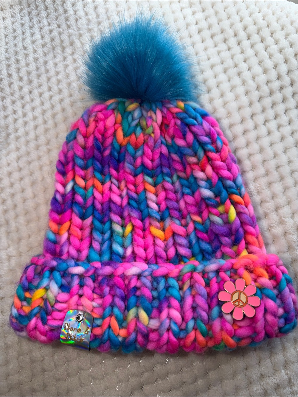 Rainbow Brite Beanie
